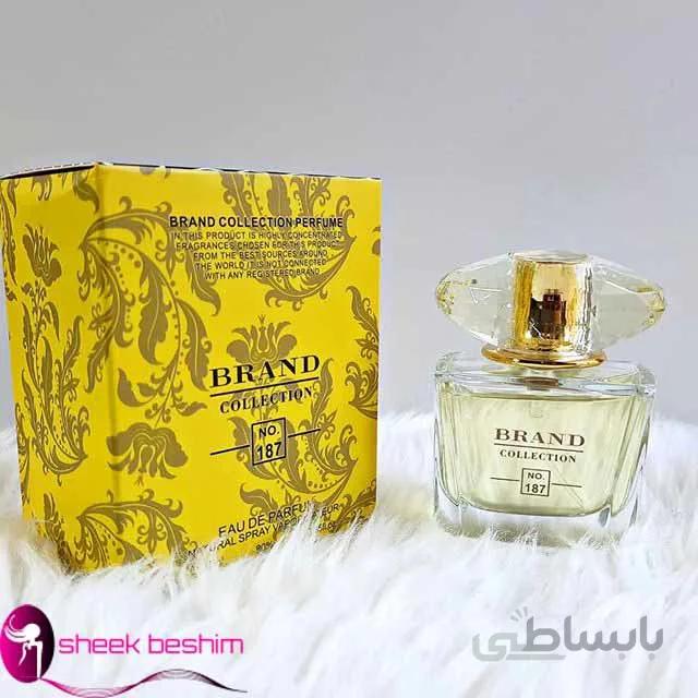 عطر زنانه ورساچه یلو دیاموند برند کالکشن کد 187 (Versace Yellow Diamond) حجم 25 میل ا Brand collection No.187 Versace Yellow Diamond