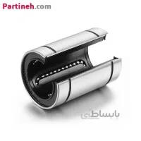 بلبرینگ خطی شیار پهن مدل LM16UU-OP قطر 16 میلیمتر ا LM16UU-OP Linear Bushing inner diameter 16mm