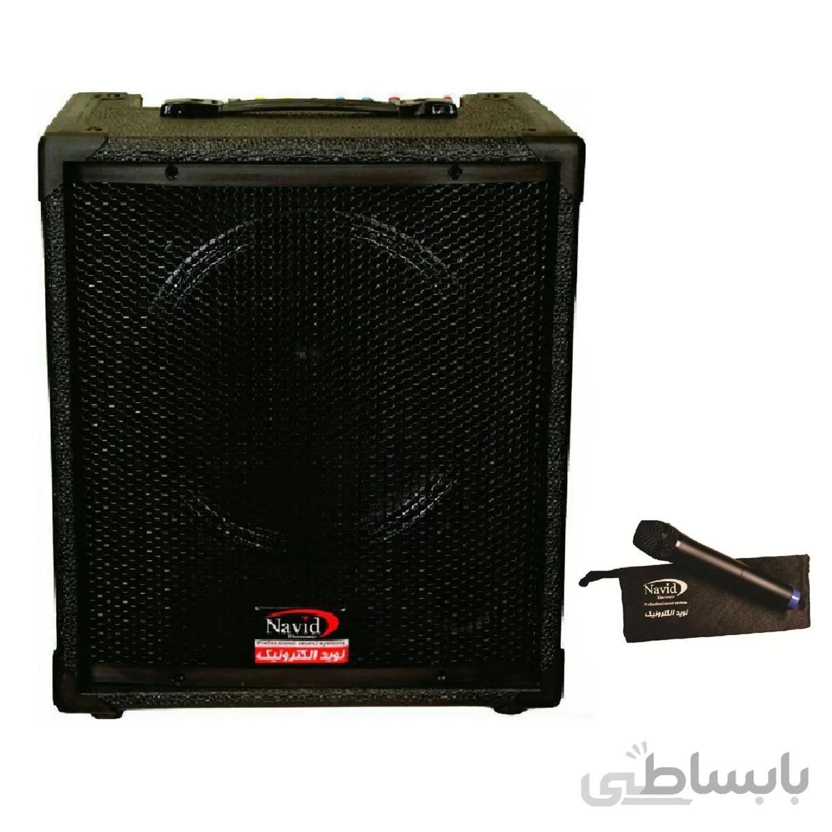 اکو همراه ۱۲ اینچ بیسیم نوید الکترونیک مدل PA715BM