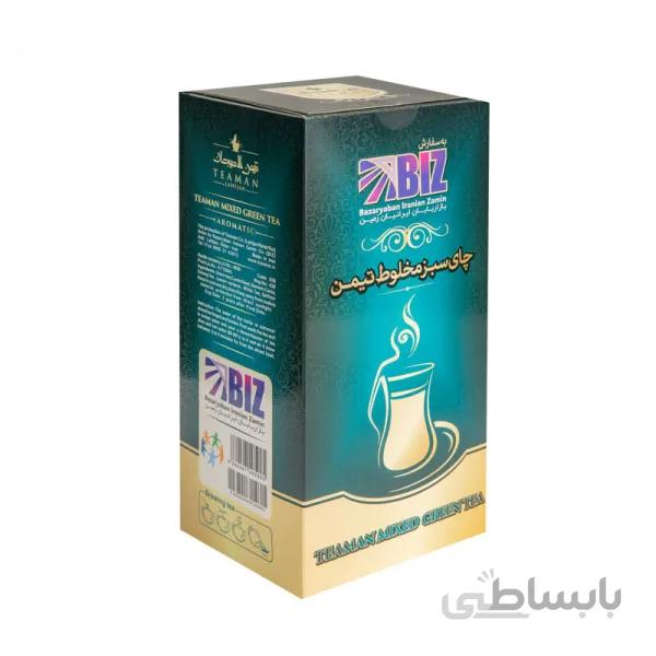 چای سبز مخلوط تیمن