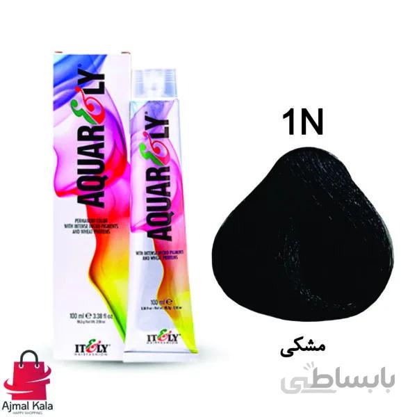 رنگ مو آکوارلی N1 (مشکی)
