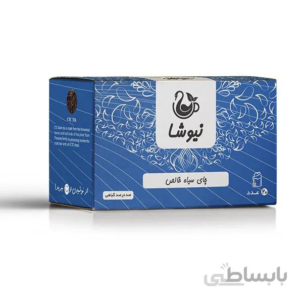 چای خالص کیسه ای بدون لفاف 25 عددی