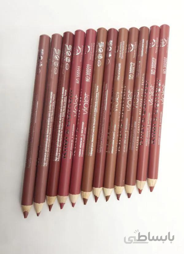 ست 12 عددی خط لب ویولت (Violet Lip Liner