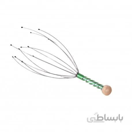 ماساژور سر شاخه ای چوبی فلزی