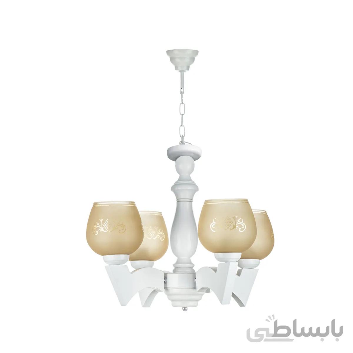 لوستر چهار شعله چشمه نور کد G675/4