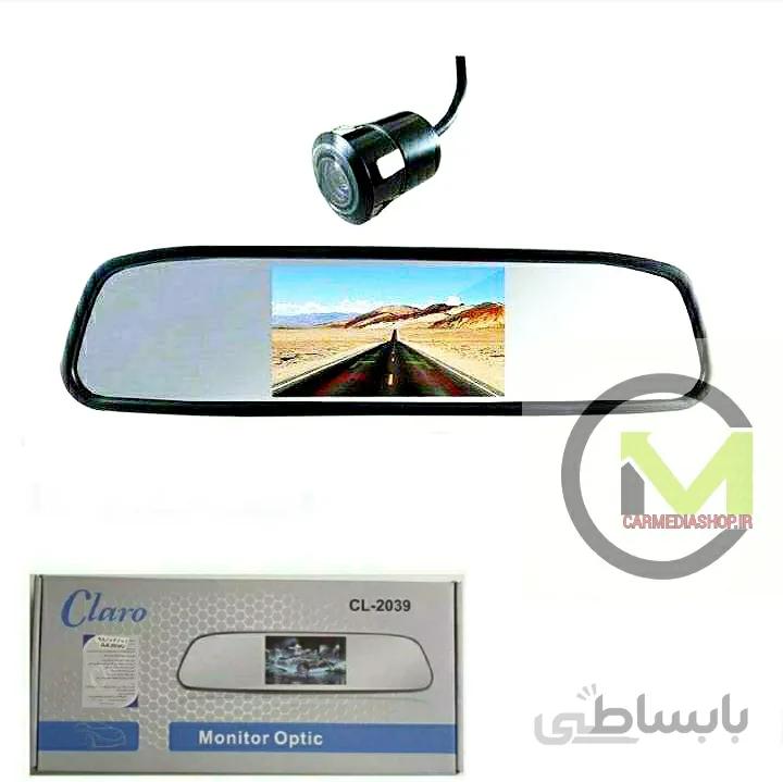آینه مانیتور کلارو claro با دوربین دنده عقب شرکتی