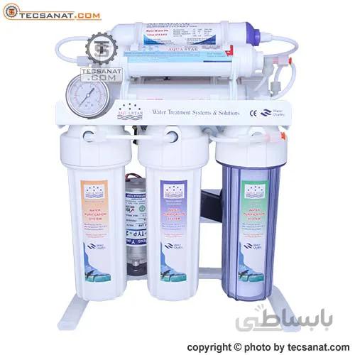 تصفیه آب خانگی AQUASTAR مدل RO سری 8 مرحله