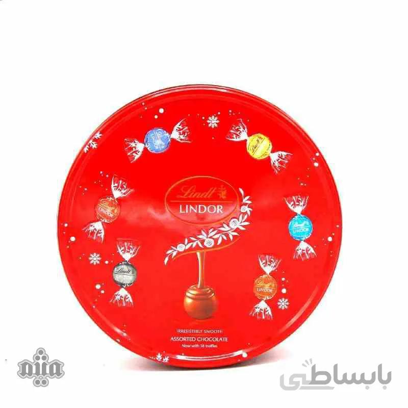 شکلات ترافل کادویی لیندور فلزی
