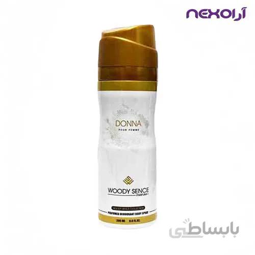 اسپری خوشبو کننده بدن Woody Sence مدل Donna