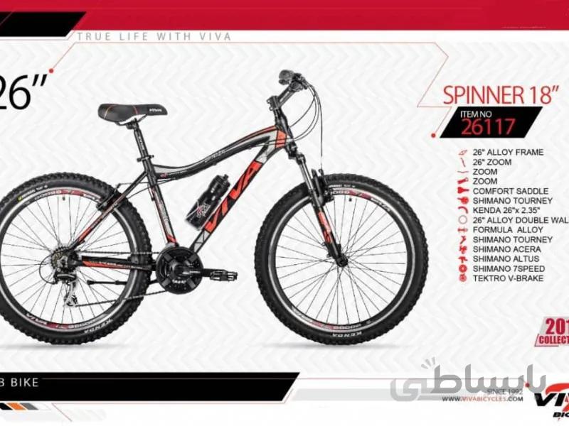 دوچرخه کوهستان ویوا مدل اسپینر کد 26117 سایز 26 - VIVA SPINNER18- 2019 colection