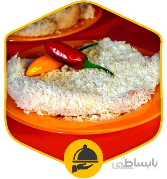 شنیتسل ران مرغ اسپایسی