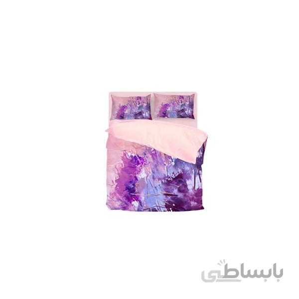ست لحاف دو نفره ۶ تکه سه بعدی king size -طرح watercolor