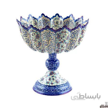 میوه خوری میناکاری مدل فواره ای 20 سانتی متر