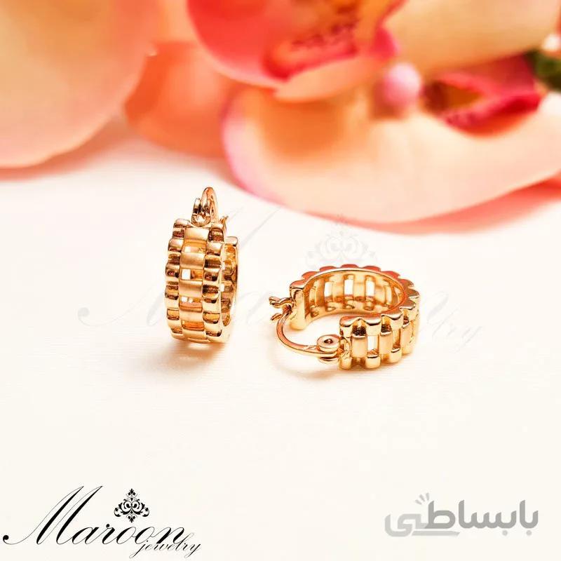 گوشواره رولکس مات و براق مارون CG119