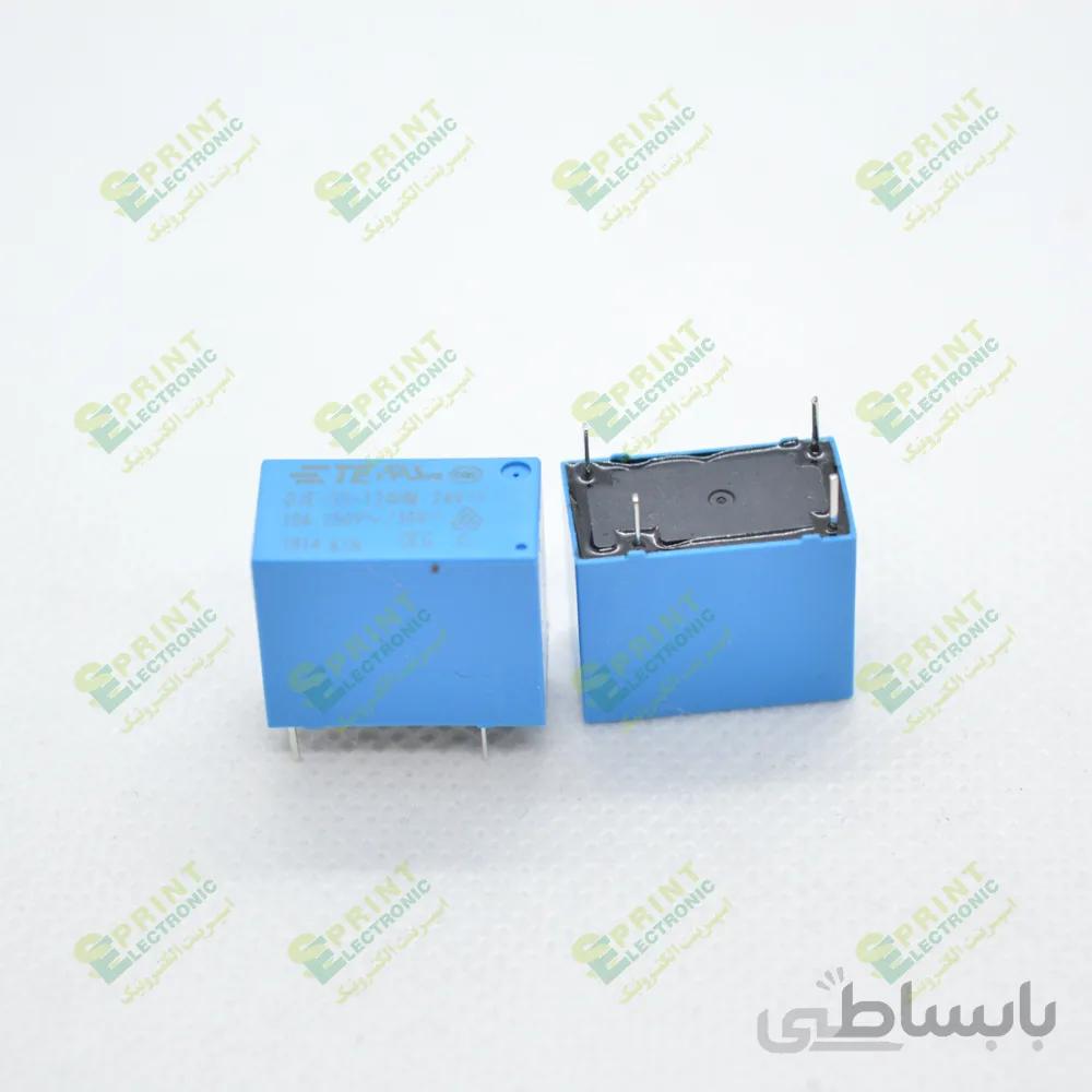 رله 24 ولت بند انگشتی 4 پایه 10 آمپر tyco OJE-SS-124HM