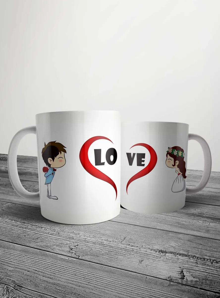 ماگ عاشقانه کد mgs35 مجموعه ۲ عددی