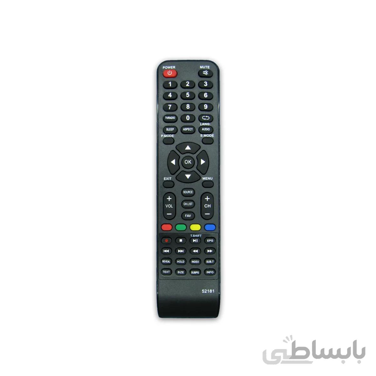 کنترل تلویزیون ال ای دی LED صنام مدل 52181