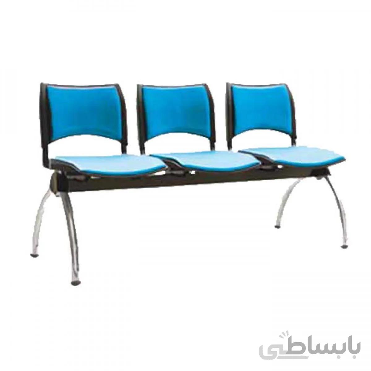 ‌صندلی انتظار سه نفره اسمارت تشکدار صنایع نظری