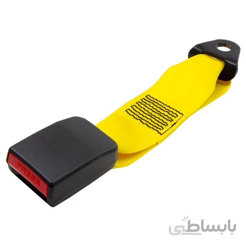 قفل نواری کمربند عقب پژو ۲۰۶ رنگ زرد