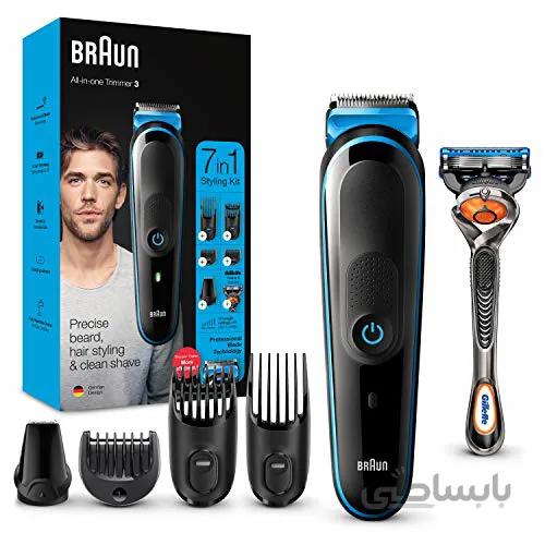 ماشین اصلاح سر و صورت براون 7 کاره مدل MGK3245 ا Braun 7-in-1 All-in-one Trimmer 3 MGK3245