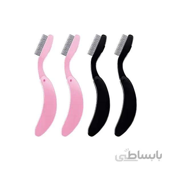 شانه فلزی تاشو لیفت مژه و ابرو