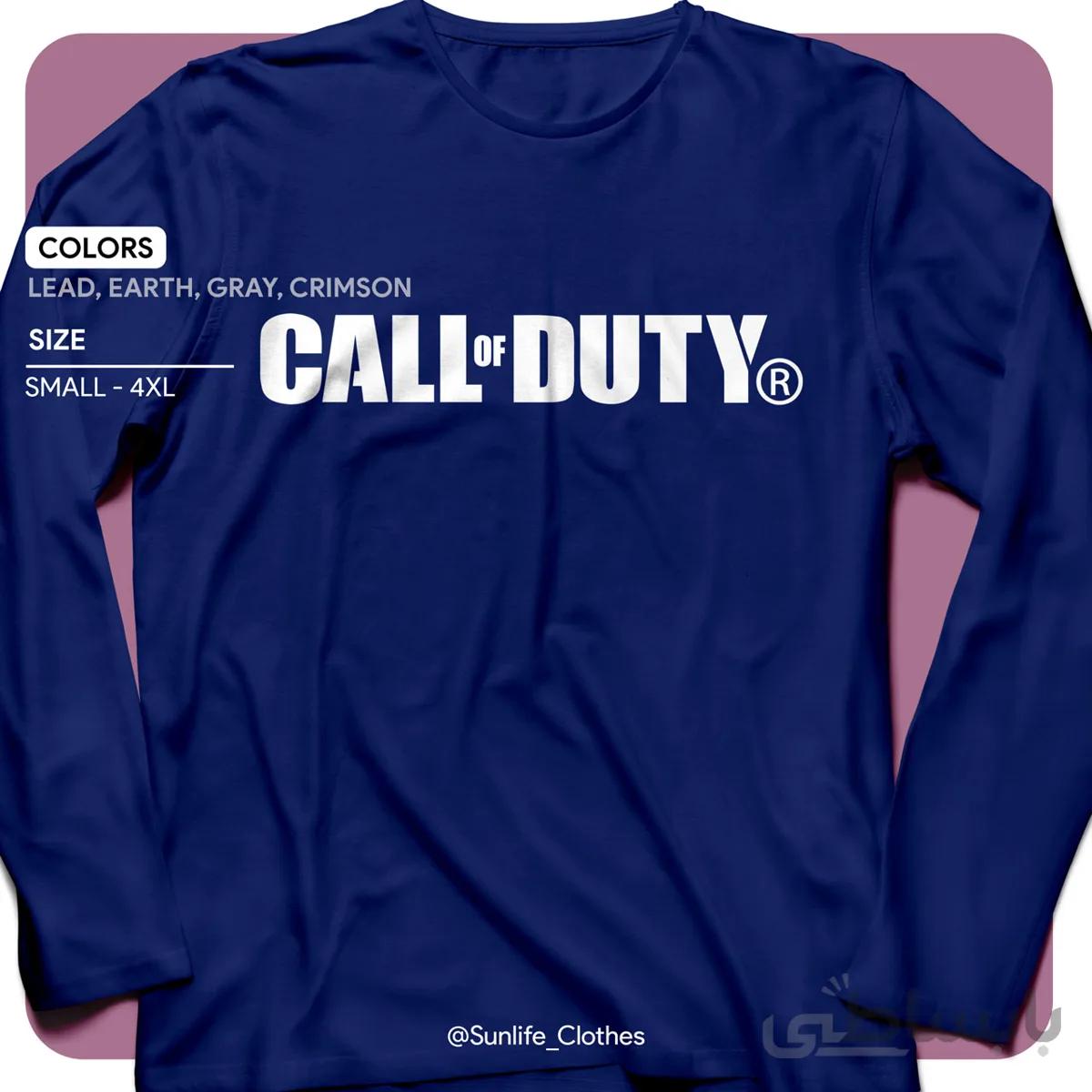 تیشرت آستین بلند طرح Call Of Duty