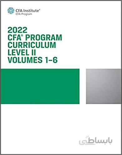 دانلود کتاب 2022 CFA Program Curriculum Level II Box Set - Orginal Pdf