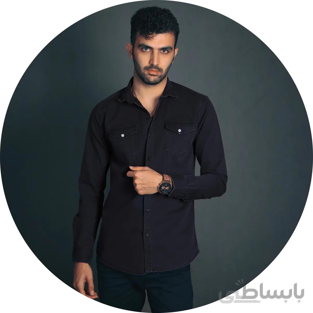 پیراهن مردانه پیکی پوش کد M02528 - L