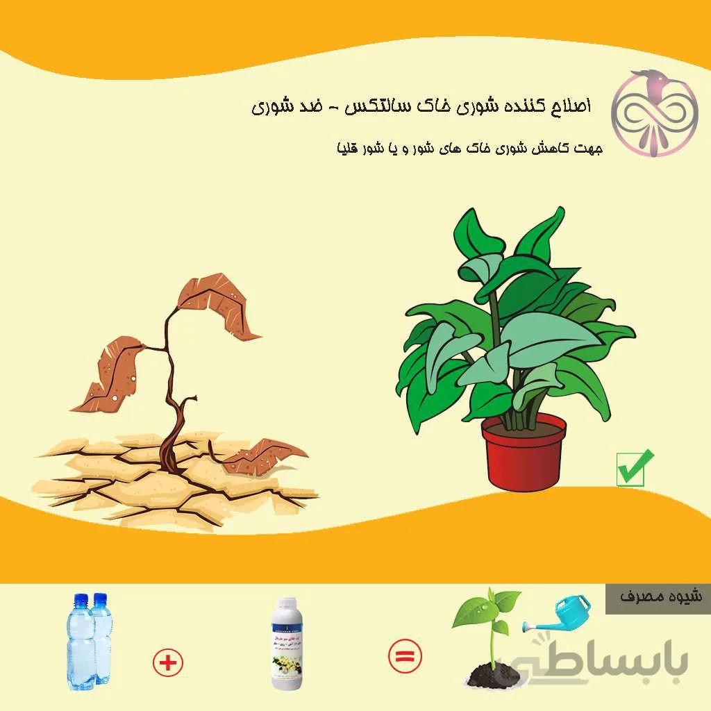 اصلاح کننده شوری خاک سالتکس - ضد شوری