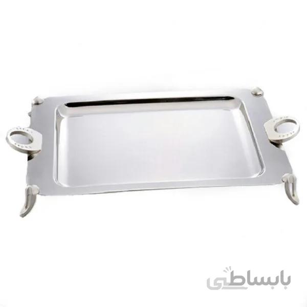 سینی مستطیل نگین دار