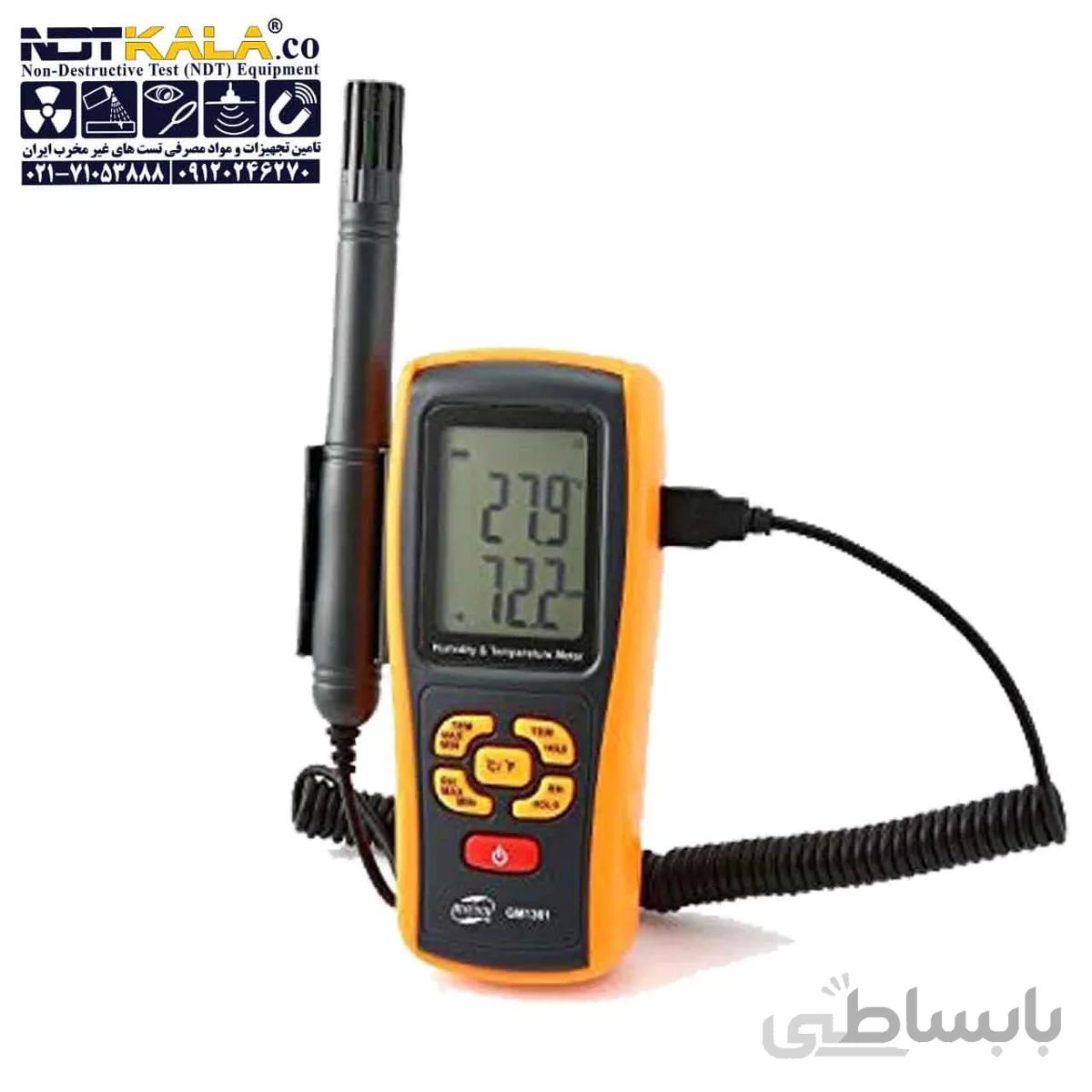 رطوبت سنج و دماسنج بنتک مدل benetech gm1361