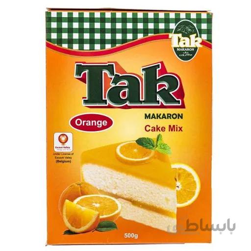 پودر کیک پرتقالی 500 گرمی تک کارتن 12 عددی