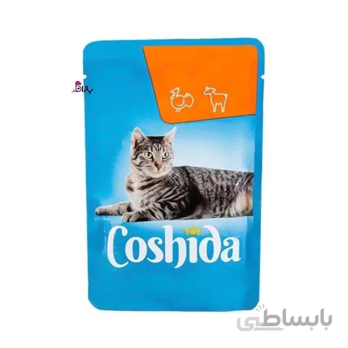 پوچ گربه کوشیدا گوشت بره و بوقلمون (100 گرم)