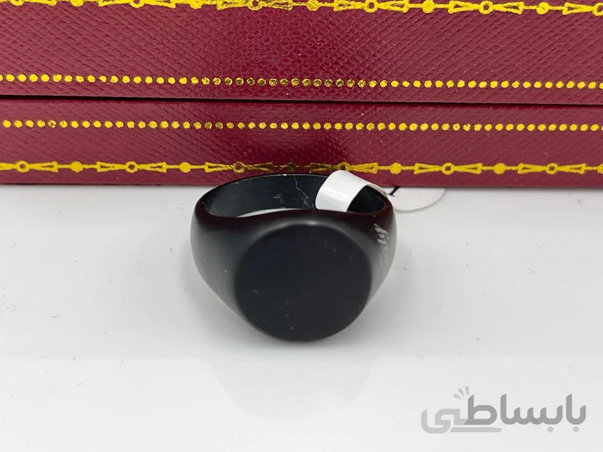انگشتر مونت بلانک مشکی ساده