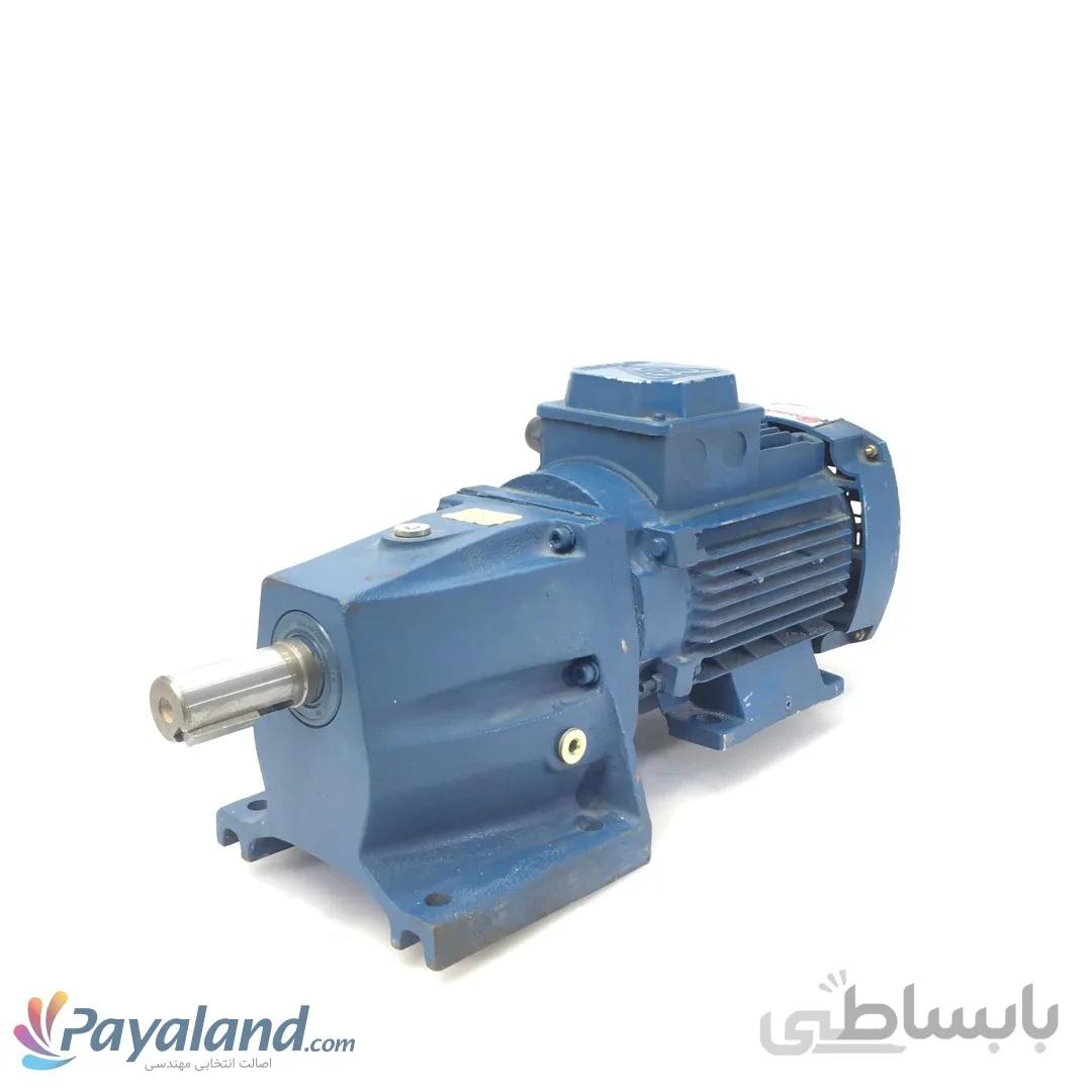 الکتروگیربکس 2 اسب 100 دور شافت 32 پشتیبان صنعت با موتور موتوژن