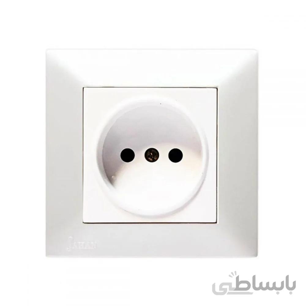 پریز برق محافظ دار ایسان مونتاژ کامل جهان الکتریک