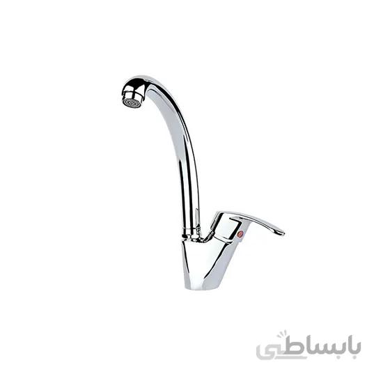 شیر آشپزخانه مدل هلیا کروم راسان ا sinkmix helia chorome rassan