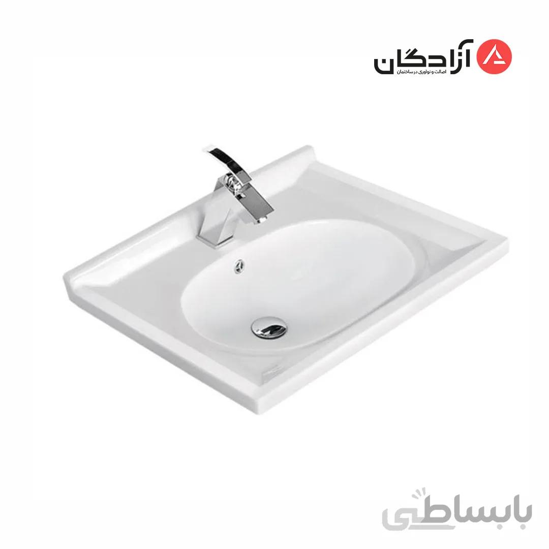 روشویی روکابینتی مروارید مدل ورونا 60