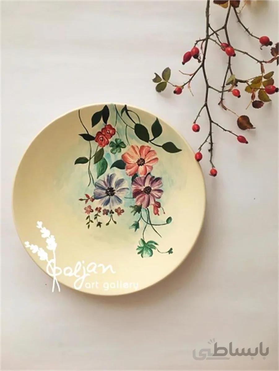 بشقاب دست ساز سفالی ا Plate handmade clay