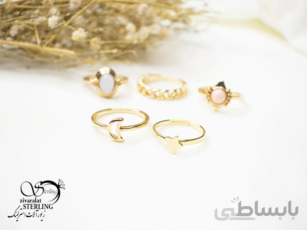 پک انگشتر زنانه کد 5597