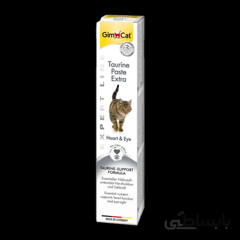خمیر مالت گربه تائورین جیم کت GimCat Paste Taurine Heart & Eye وزن 50 گرم