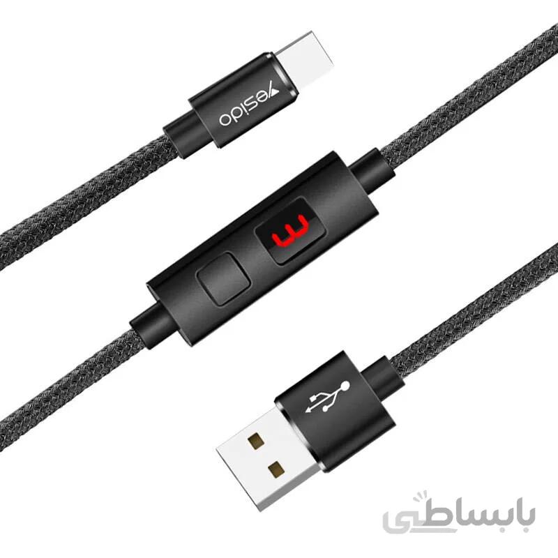 کابل تایمردار اندرویدی Yesido CA46 1.2m