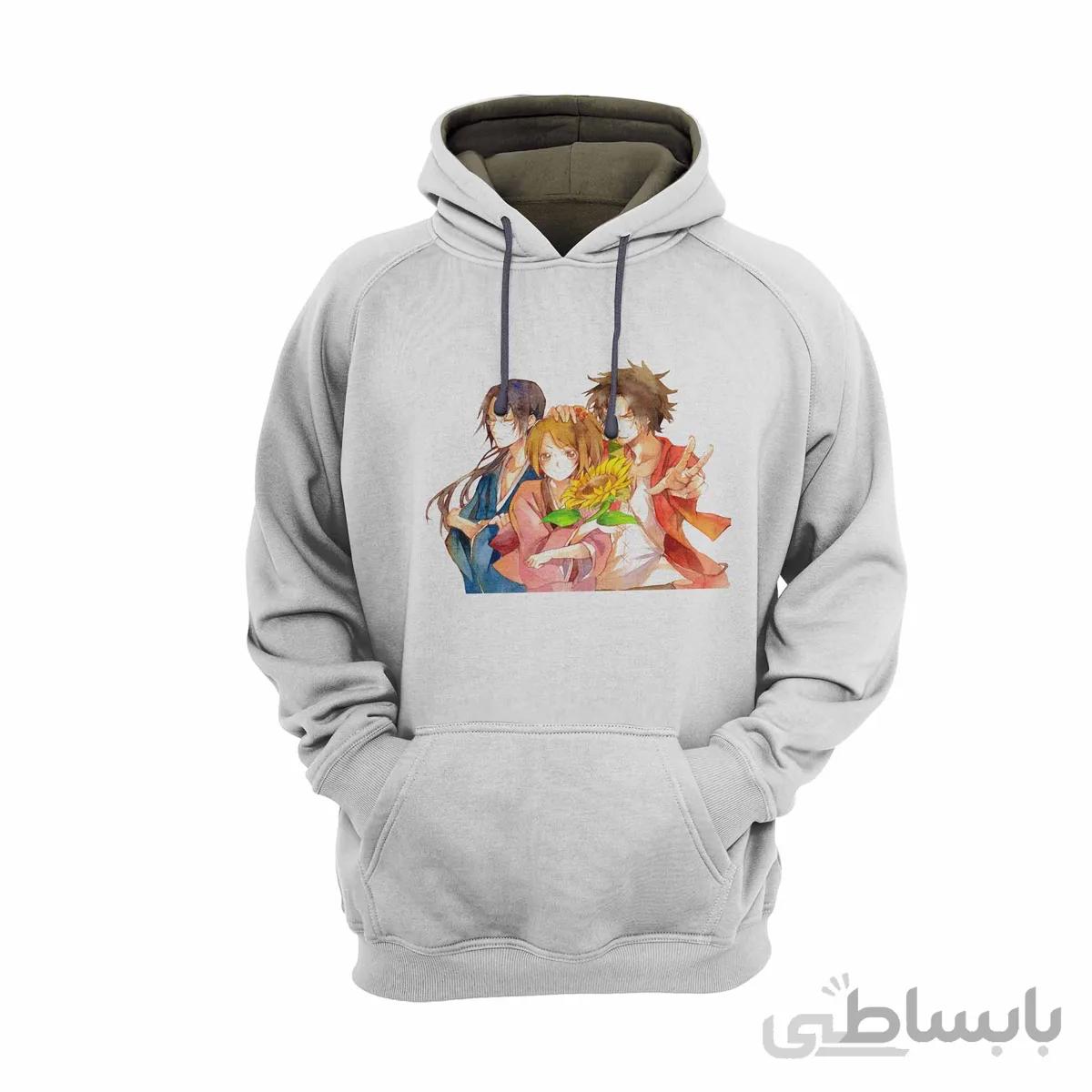 هودی سفید طرح انیمه سامورایی چامپلو Samurai Champloo کد KCT10463 کد 284923