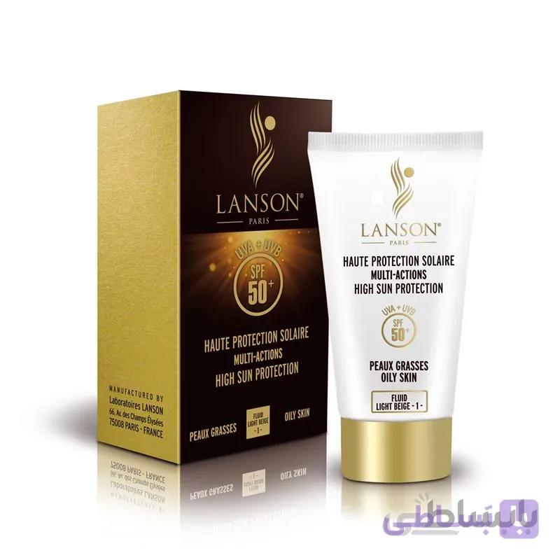 کرم ضد آفتاب لانسون +spf50 حجم ۴۰ میل - LANSON — تصویر 1