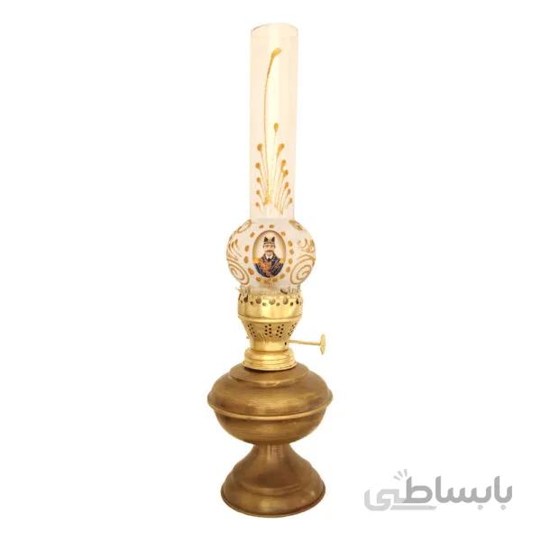 چراغ گردسوز برنجی رنگ آنتیک سایز متوسط کد ۹۲۶