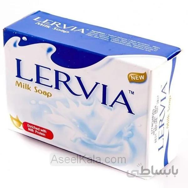 صابون شیر لرویا LERVIA مدل Milk Soap وزن 90 گرم
