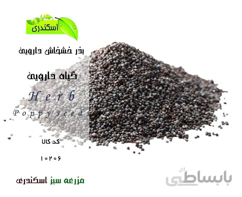 بذر خشخاش دارویی