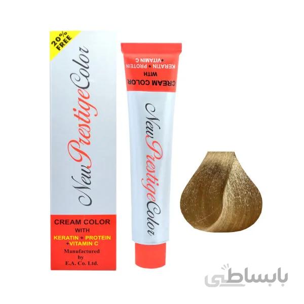 رنگ مو نیو پرستیژ کالر سری Natural شماره ۸ حجم ۱۲۰ میلی لیتر رنگ بلوند روشن