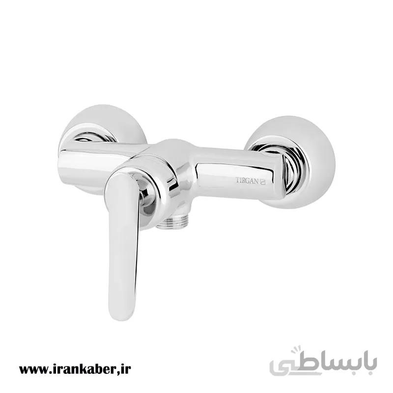 شیر توالت کروم مدل تنسو برند تیرگان