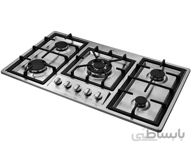 اجاق گاز استیل مدل G135 اخوان ا hob code g135 akhavan